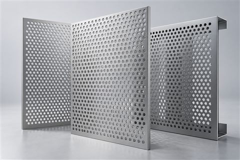 Perforated Aluminum Panels — AI-generated product visualization